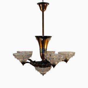 Art Deco Lamp from Ezan, France, 1930s