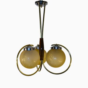 Art Deco Lamp attributed to Deveau, France, 1930s