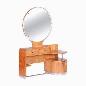 Vintage Art Deco Dressing Mirror in Ash, 1930s