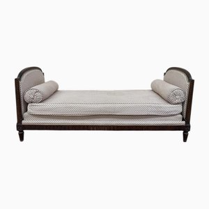 Louis XVI Bench with Floral Fabric