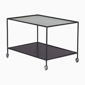 Carrito minimalista de Poul Cadovius para Abstracta, Dinamarca, años 50