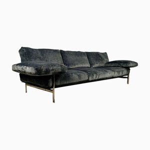 Diesis Velvet Sofa, First Series, Antonio Citterio für B&b Italia, 1979 Antonio Citterio zugeschrieben, 1978