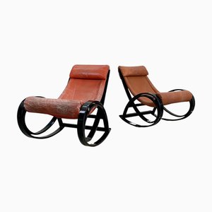 Set of Sgarsul Armchairs attributed to Gae Aulenti for Poltronova, Italy, 1960s