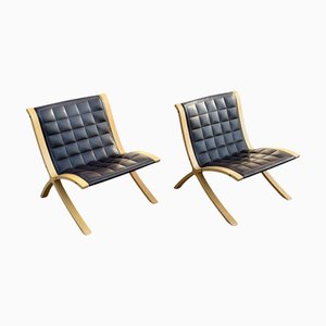 Chaises AX attribuées à Peter Hvidt & Orla Mölgaard attribuées à Fritz Hasen, 1978, Set de 2