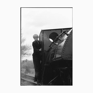 Paul Cooklin, Locomotive Driver, Silver Gelatin Photograph