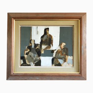 Abstract Trio, Peinture à l'Huile, Encadrée