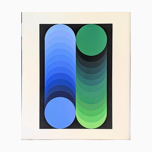 Victor Vasarely, Kidio, 1969, Silkscreen