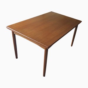 Large Mid-Century Danish Teak Dining Table, 1960s