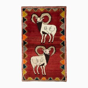 Hand-Knotted Nomad Gabbeh Rug