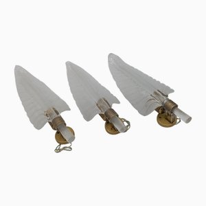 Wandlampen von Barovier, 1940er, 3er Set