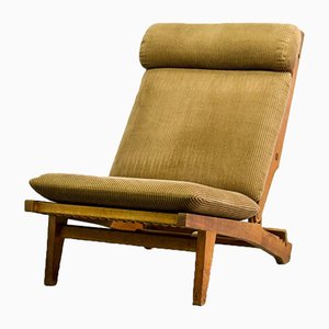 AP71 Reclining Oak Lounge Chair by Hans J. Wegner for AP Stolen, 1968
