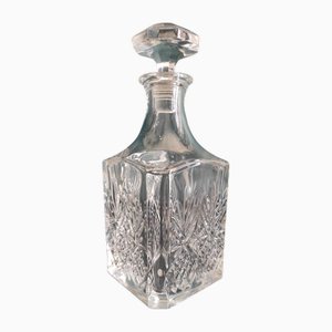 Cut Glass Whiskey Bottle from Cristal Darques, 1950s