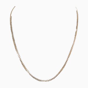 Venetian 14 Karat Gold Link Necklace, 1980s