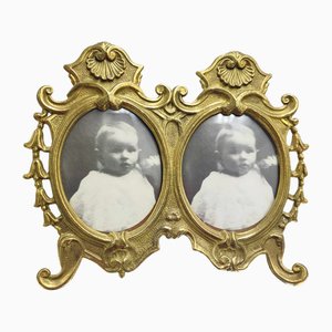Vintage Double Brass Frame, 1960s