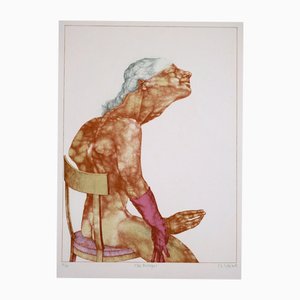 Reiner Schwarz, The Hunchback, 1969, Lithograph