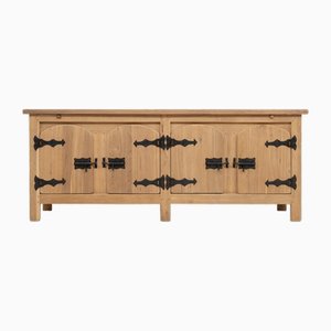 Credenza Mid-Century in quercia, Francia, anni '60