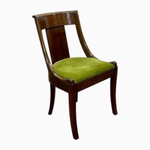 19th Century Empire Chair in Mahogany