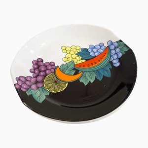 Große Tutti Frutti Servierschale aus Italienischem Steingut, 1980