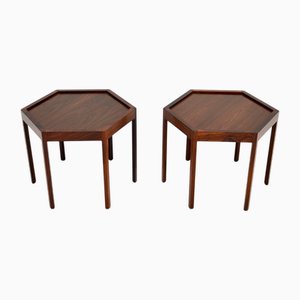 Vintage Danish Side Tables by Hans C. Andersen for Artex, 1960, Set of 2