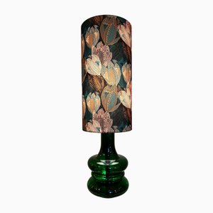 Lampe Doria Vintage en Verre Opalin Vert avec Éclairage Intérieur de Doria Leuchten, 1970s