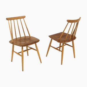 Scandinavian Fanett Chair by Ilmari Tapiovaara for Edsby Verken, Sweden, 1960s, Set of 2