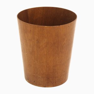 Teak Waste Basket by Martin Åberg for Servex, Sweden, 1960s