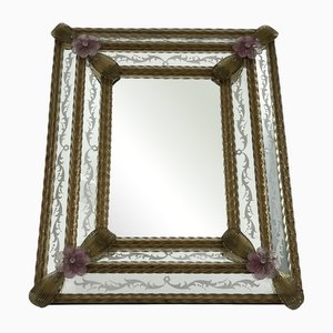 Mid-Century Modern Wall Mirror from Maestri Muranesi, 1950s
