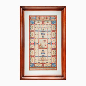 Vault of the Hall of Eagles, Mixed Media Drawing, Framed