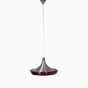 Silberne NPD 82 Hängelampe mit Topas-Details und Diffusor aus Acrylglas von Philips Design Team für Philips, 1965