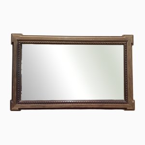 Bistro Mirror in Oak with Diamond Points