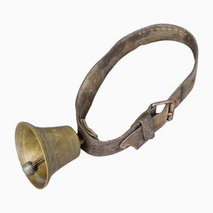 Antique Casted Bronze Cattle Bell, Switzerland, 1900s