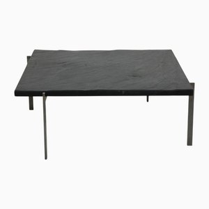 PK-61 Coffee Table in Black Slate by Poul Kjærholm, 1970s