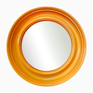 Pop Orange Round Mirror, 1970s