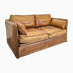 2-Seater Sofa in Leather from Roche Bobois, 1980s