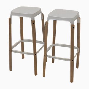 Sgabelli SteelWood di Magis, set di 2