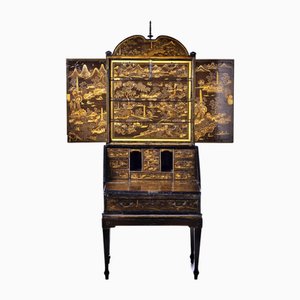 18th Century English Stationery Bin with Hinged Top