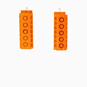 Mid-Century Modern Pine Wall Sconces from Vemdalia, Sweden, 1975, Set of 2