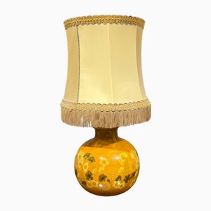 Painted Ceramic Lamp, 1970s