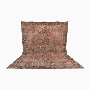 Tappeto vintage fatto a mano in lana