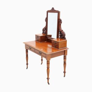 Toeletta vittoriana in legno di noce, XIX secolo
