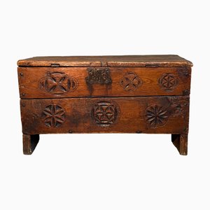 Carved Chest with Rosettes, 1600s