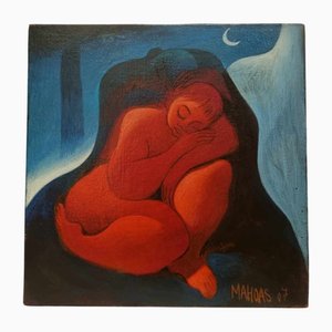 Hugues Mahoas, Desert Lover, 2007, Oil on Canvas