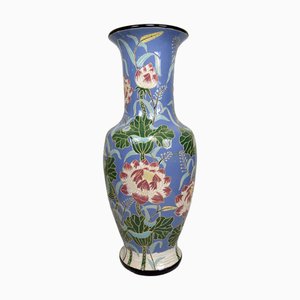 Vase Balustre Bien Hoa en Grès émaillé, Indochine / Vietnam, Début du 20ème Siècle