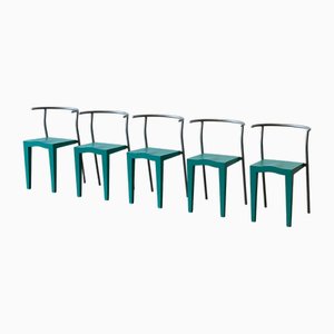 Dr. Glob Chairs by Philippe Starck for Kartell, 1980s, Set of 5