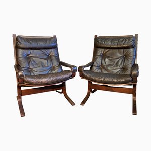 Siesta Armchairs attributed to Ingmar Relling, Set of 2