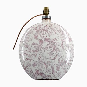 Geknisterte Emaillelampe aus Keramik, 20. Jahrhundert