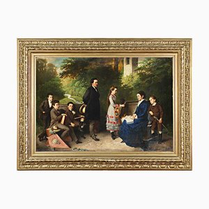 Heinrich Lauenstein, großes Familienportrait, 1881