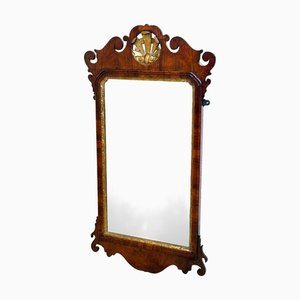 George II Walnut and Gilt Wall Mirror, 1730s