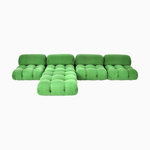 Grünes Camaleonda Sofa Set von Mario Bellini für B&b Italia, 1970er, 5er Set