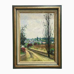 Maurice Bernard, Kerpalud, 1950s, Oil on Canvas, Framed